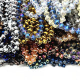 71pcs 8mm Austria Crystal Earrings Choker Glass Beads Loose Spacer Beads