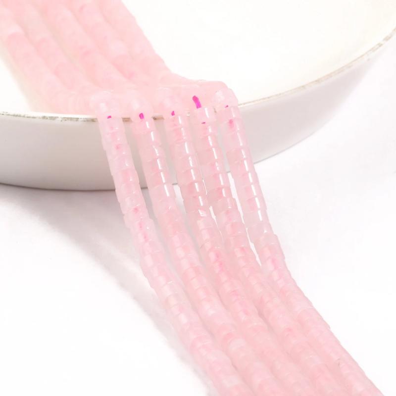 Rose Quartz Spacer Rondelle Beads 2*4mm