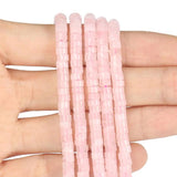 Rose Quartz Spacer Rondelle Beads 2*4mm