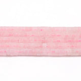 Rose Quartz Spacer Rondelle Beads 2*4mm