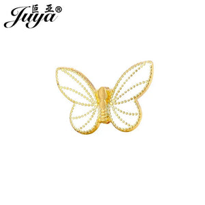 10pcs Butterfly Enamel Beads Spacers DIY Jewelry Making Accessories