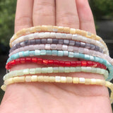 3.5MM Colorful Natural Freshwater Shell Bead Charm Loose Mother of Pearl Bead