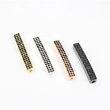 5Pcs/Lot Pave CZ Tube Spacer Beads 5mm Big Hole Bracelets Jewelry Diy