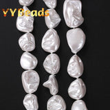 Baroque Shell Pearls Beads 3PCS for Jewelry Making