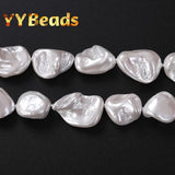 Baroque Shell Pearls Beads 3PCS for Jewelry Making