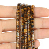 Yellow Tiger Eye Spacer Beads 2x4mm - DIY Bracelet Making