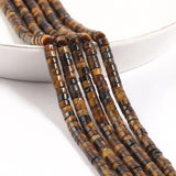 Yellow Tiger Eye Spacer Beads 2x4mm - DIY Bracelet Making