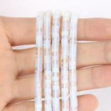 2x4mm Opal Spacer Flat Round Natural Stone Beads DIY Jewelry Making