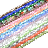 Heart Cat Eye Beads Opal Spacer Beads 15in