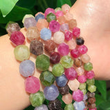 Colorful Tourmaline Beads for DIY Jewelry Making 6/8/10mm