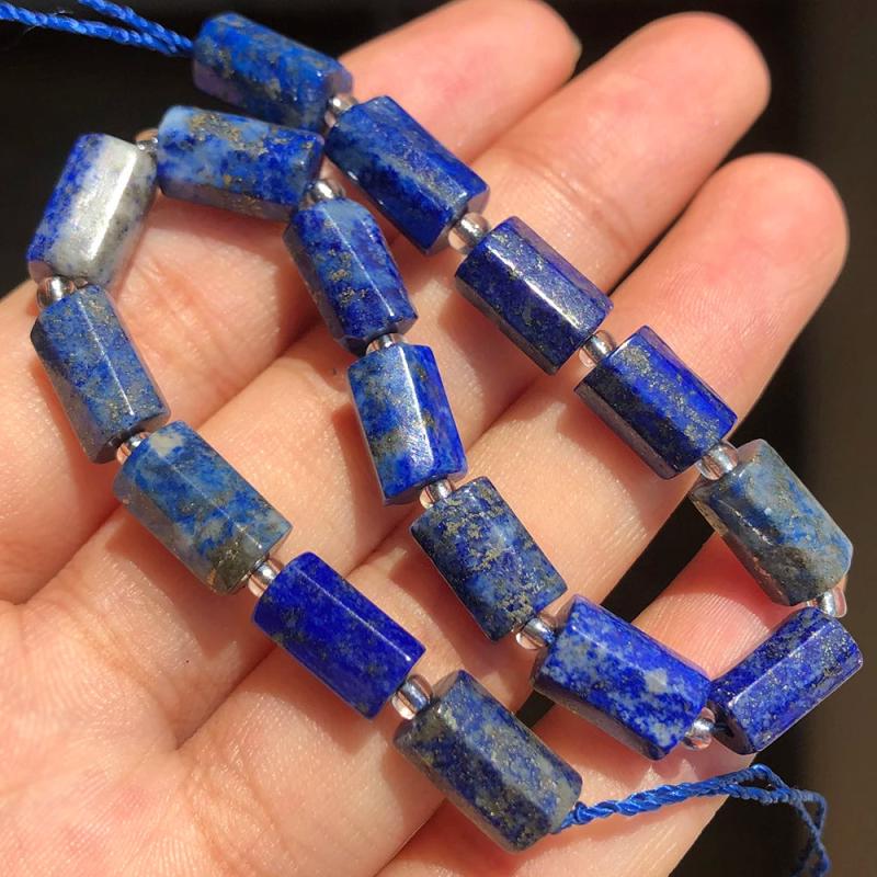 8x11mm Natural Stone Beads Agates Emeralds Kunzite Tiger Eye Cylinder