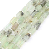 8x11mm Natural Stone Beads Agates Emeralds Kunzite Tiger Eye Cylinder