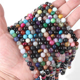 8mm Colorful Stone Beads for Jewelry Making DIY