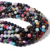 8mm Colorful Stone Beads for Jewelry Making DIY