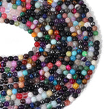 8mm Colorful Stone Beads for Jewelry Making DIY