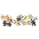 Dragon Claw Zircon Spacer Beads Octopus Charms 2pcs