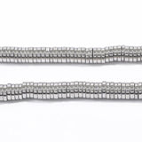 2/3/4mm Hematite Beads Flat Disc Gasket Natural Stone Loose Beads