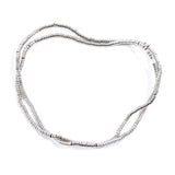 2/3/4mm Hematite Beads Flat Disc Gasket Natural Stone Loose Beads