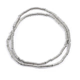 2/3/4mm Hematite Beads Flat Disc Gasket Natural Stone Loose Beads