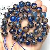 Natural Stone Cloisonne Beads Rondelle Spacer for Jewelry Making