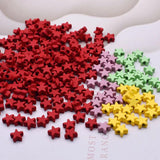 7mm Metal Alloy Star Beads for DIY Jewelry Making