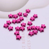 7mm Metal Alloy Star Beads for DIY Jewelry Making