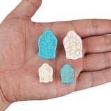 Turquoise Beads Buddha Head Spacers for Jewelry Making Bracelets 15*20mm 20*30mm