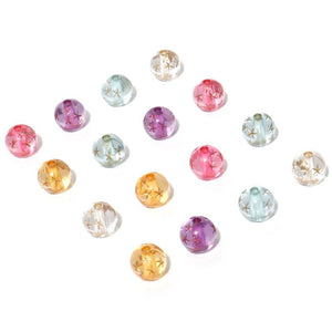 10mm Acrylic Galaxy Spacer Beads DIY Necklace Bracelets Party Jewelry