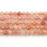 2-3-4mm Natural Sunstone Beads Micro Faceted A+ Loose Beads Jewelry Making