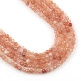 2-3-4mm Natural Sunstone Beads Micro Faceted A+ Loose Beads Jewelry Making