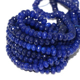 Lapis Lazuli Natural Stone Faceted Abacus Loose Beads