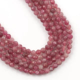 Natural Pink Tourmaline Micro Section Loose Gem Beads 2-4mm