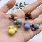 Acrylic Love Heart Mickey Beads Jewelry Making DIY Material