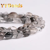 Rutilated Quartz Stone Beads for Jewelry Making