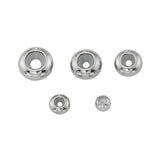 10Pcs Stainless Steel Stopper Clip Bead Silicone Spacer for Bracelet Bangle DIY