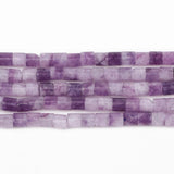 Amethyst Rondelle Beads Round Disc Cylinder for DIY Bracelet 4x4mm
