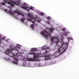 Amethyst Rondelle Beads Round Disc Cylinder for DIY Bracelet 4x4mm