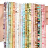 4x2mm Howlite Agates Quartz Jades Flat Round Disc Beads