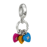 10Pcs/Lot Key Lock Crown Mom Castle Charms Beads Pendant
