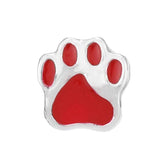 10Pcs/Lot Love Dog Paw Charms Beads For Bracelets Necklaces Women Men