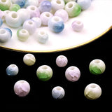 6/8mm Ice Cracked Ceramic Beads Light Style for Jewelry Making DIY