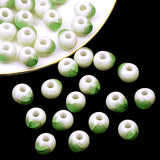 6/8mm Ice Cracked Ceramic Beads Light Style for Jewelry Making DIY