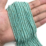 Natural Stone Turquoises Beads for Jewelry Making DIY Bracelet 2mm 3mm