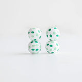 Irish St. Patrick's 20Pcs16mm Wooden Beads Hemu Printing Beads Kids Toys DIY Chi