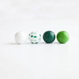 Irish St. Patrick's 20Pcs16mm Wooden Beads Hemu Printing Beads Kids Toys DIY Chi