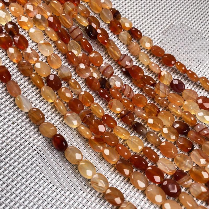 Pink Quartz Beads 6x8mm for Jewelry Making