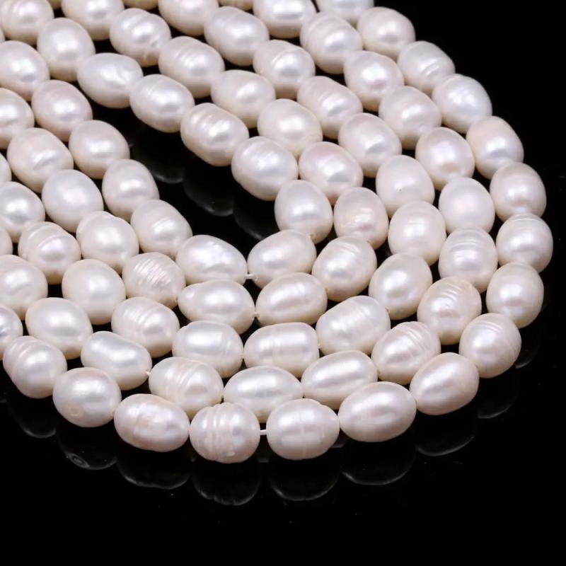 Natural Freshwater Pearl Beads for DIY Jewelry Making 14''