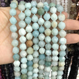 Faceted Amazonite Bead Loose Spacer Crystal Beads for Jewelry Making