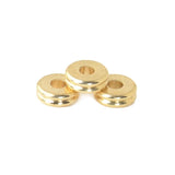 100 PCS 6x2mm Brass Spacer Beads for DIY Jewelry Making