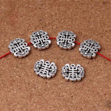 10pcs Tibetan Silver Metal Beads 17x15x3mm Spacer Beads DIY Jewelry Making
